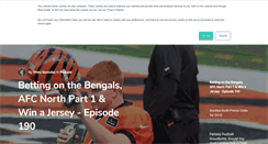 Desktop Screenshot of letstalkfantasyfootball.com